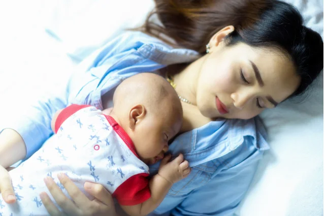 Why do babies like to sleep on your chest?